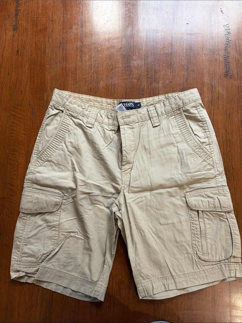 Chaps Men's Tan Cargo Shorts